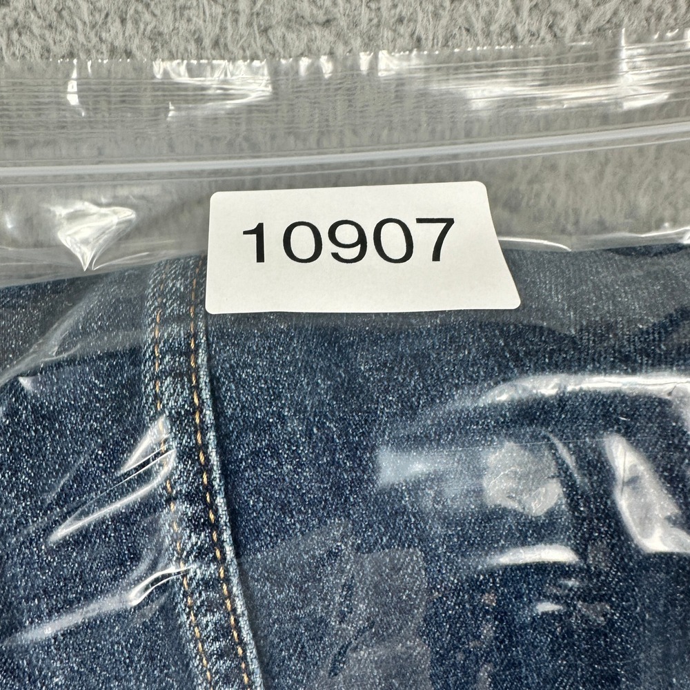 American Eagle Denim Trucker Jacket Womens Small Blue Cotton Dark Wash Classic - Picture 11 of 11